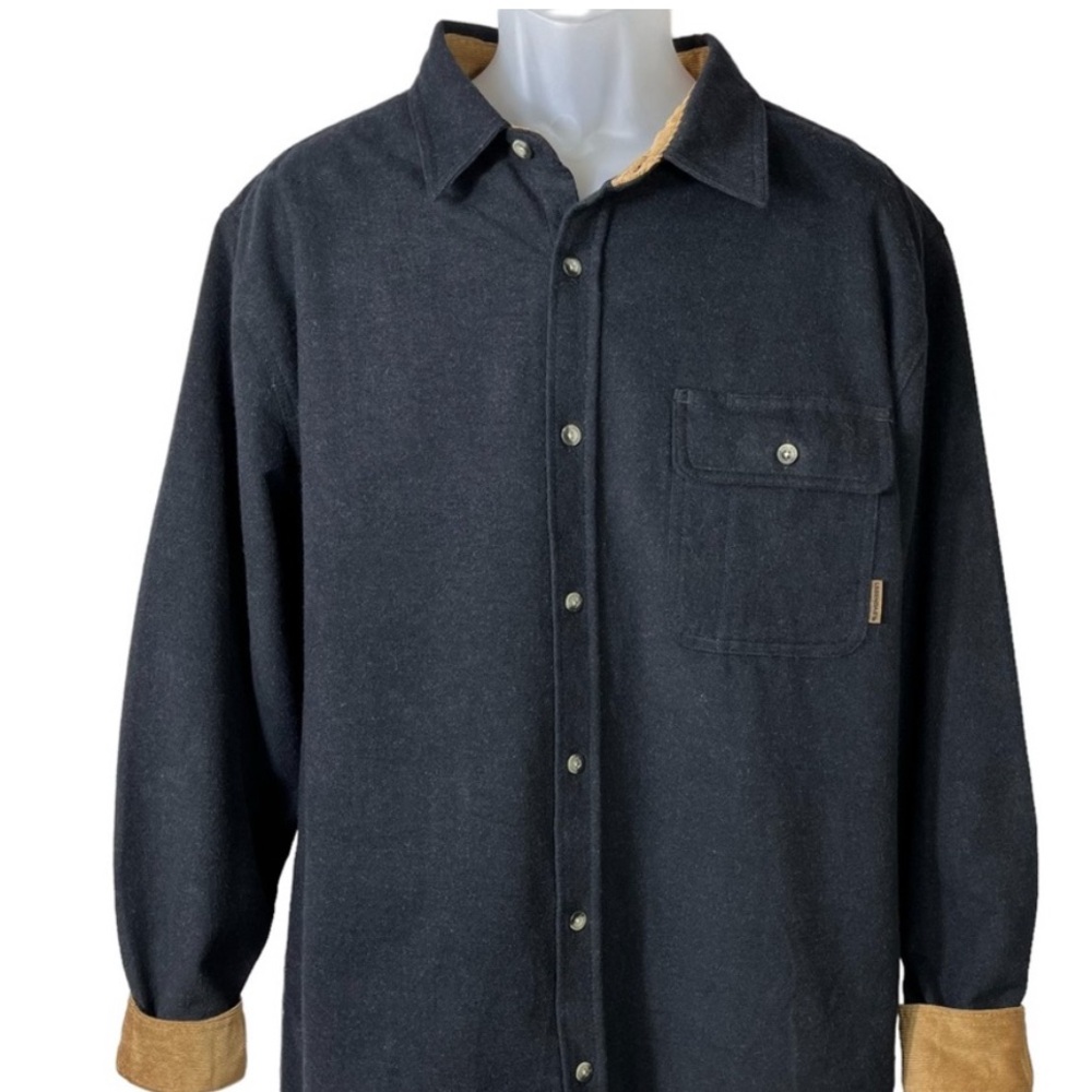 Legendary Whitetails Flannel The Original Buck Camp Black Heather Mens XL 6464